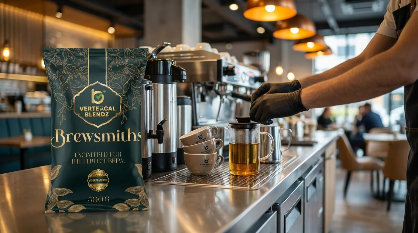Brewsmiths in a café setting